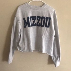 Cropped Mizzou Sweatshirt